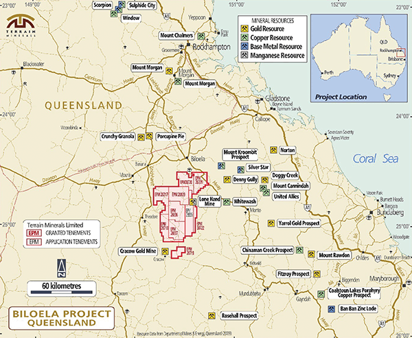 Biloela Project - Location Map Biloela Project - Location Map