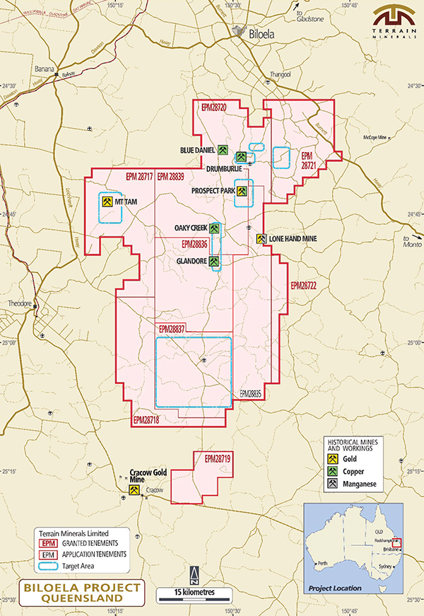 Biloela Project - Location Map Biloela Project - Location Map