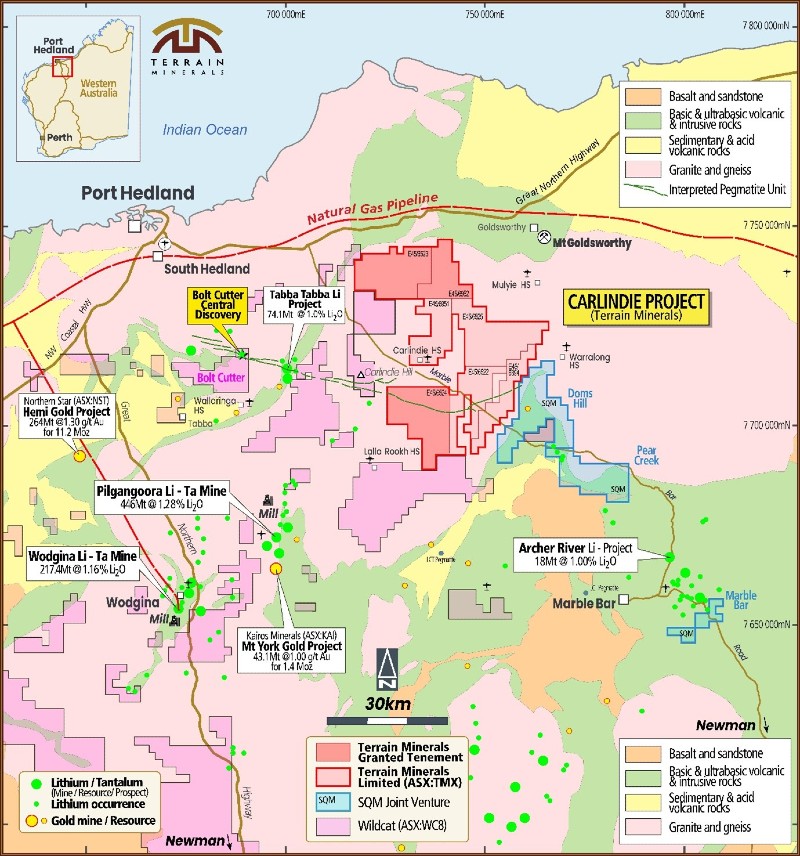 Carlindie Project - Regional Geology Carlindie Project - Regional Geology